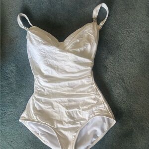 White One Piece Swimsuit * second hand